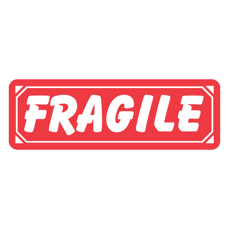 1″ x 3″ Fragile Label