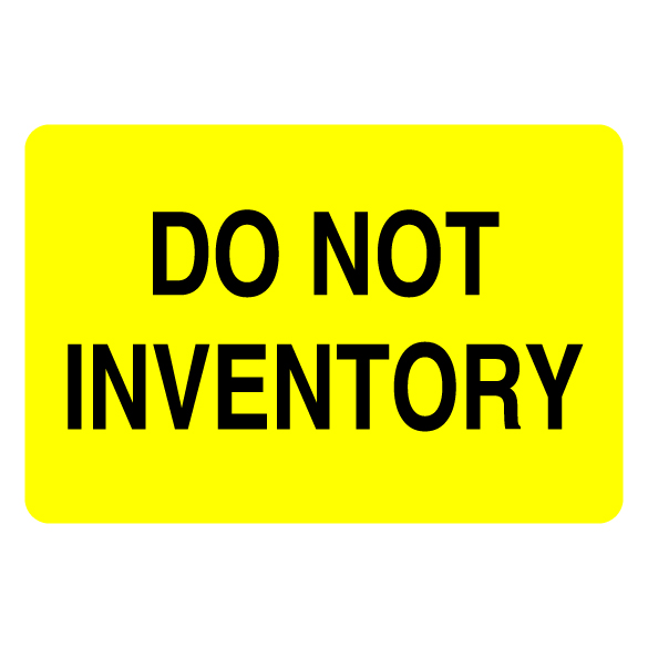 2″ x 3″ Do Not Inventory Label