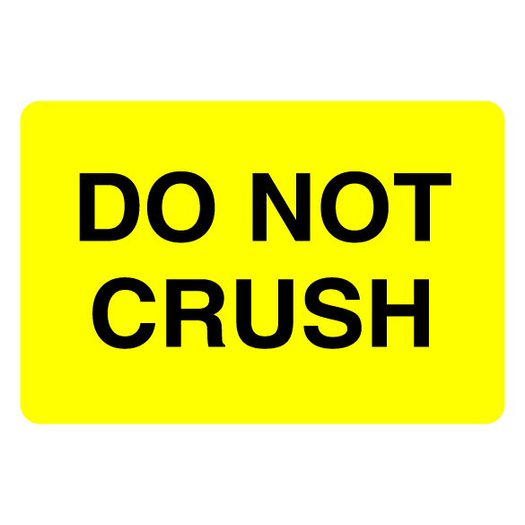 2″ x 3″ Do Not Crush Label