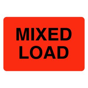 2" x 3" Mixed Load Label