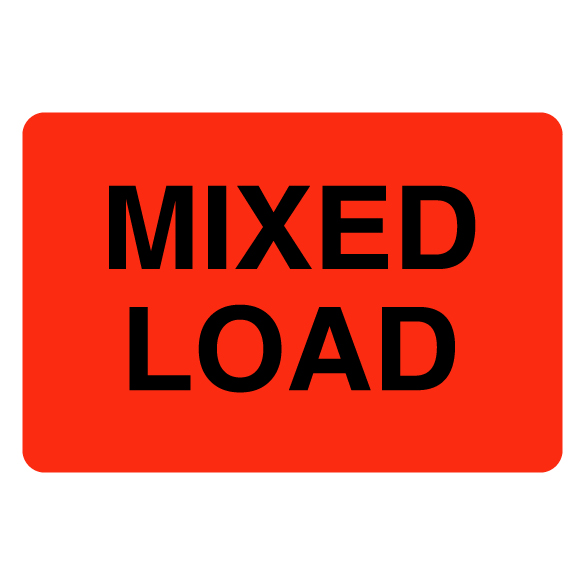 2″ x 3″ Mixed Load Label