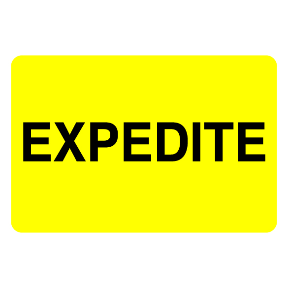 2″ x 3″ Expedite Label
