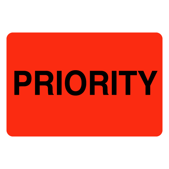 2″ x 3″ Priority Label