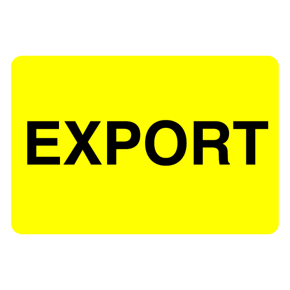2″ x 3″ Export Label