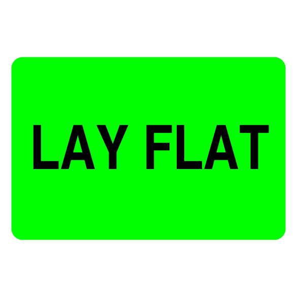 2″ x 3″ Lay Flat Label