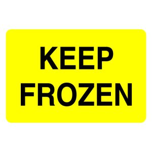 2" x 3" Keep Frozen Label