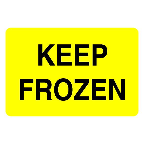 2″ x 3″ Keep Frozen Label