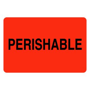 Perishable Label
