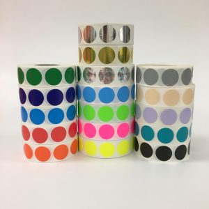 0.75" Color Coding Circle Labels