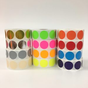 1" Color Coding Circle Labels