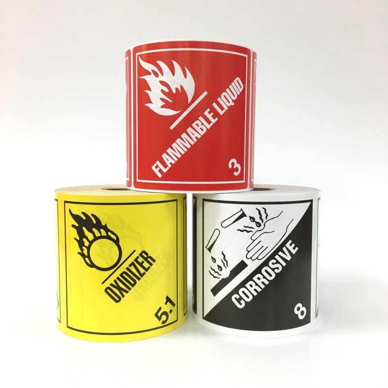 Hazardous Material DOT Labels